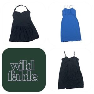 Wild Fable M lot of 3 dresses